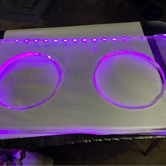 Plexi-glass dual 12” subwoofer cover - Picture 3 of 10